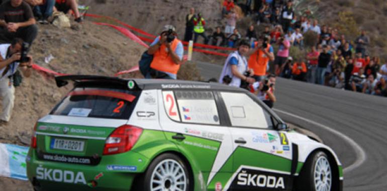 Berti Hevia, cuarto en el Shakedown del Rallye Islas Canarias
