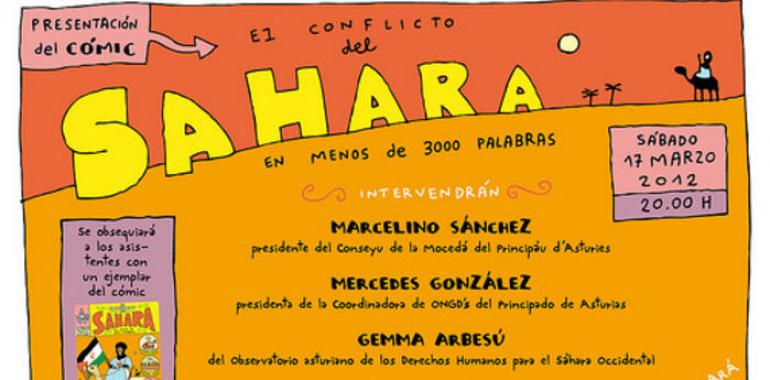 Mauro Entiralgo presenta en Gijón El conflicto del Sáhara en menos de 3000 palabras