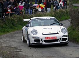 Óscar Palacio estrena su Porsche 911 GT3 con una victoria en el Rallysprint Villa de la Sidra