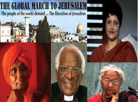 Renowned Indian social activist to join \global march\ to Jerusalem tomorrow