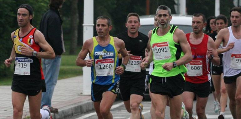 1.800 corredores tomarán la salida en la II Media Maratón Villa de Jovellanos
