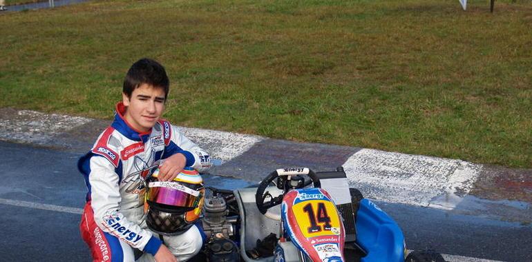 El avilesino German Villanueva estará en el Campeonato del Mundo de Karting U18
