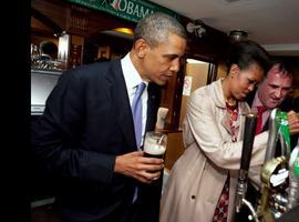 Obama, tras recorrer sus orígenes irlandeses, continúa su estancia en Londres