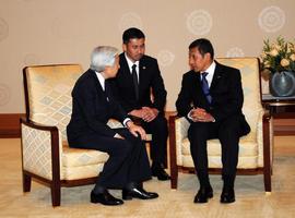 El presidente Humala, con el Emperador del Japón