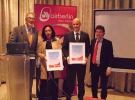 Airberlín gana viajeros en Asturias y amplía su oferta de destinos