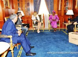 Empresarios españoles se entrevistan con la Primera Dama de Guinea 