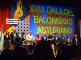 XXIV Gala del Balonmano asturiano, relación de trofeos y distinciones
