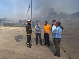 Un voraz incendio destruyó anoche la fábrica navarra Tortillas Palacios