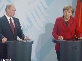 Merkel y Putin piden una solución política al conflicto en Siria