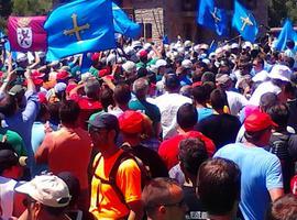 La marcha minera astur leonesa avanza hacia Madrid