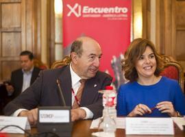 Sáenz de Santamaría defiende una “mayor integración” europea y apuesta por la unión bancaria 