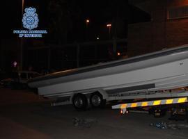 Cae una organización que traía grandes cantidades de hachís a España en embarcaciones semirrígidas