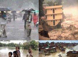13 muertos y 38 desaparecidos, por las fuertes lluvias en el norte de India