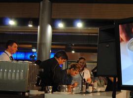 Oquendo y Cafento ofrecen el mejor espectáculo \Latte Art\ en la FIDMA, hoy martes