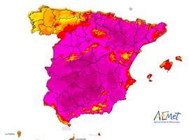 Riesgo de incendios forestales y altas temperaturas, más suaves en Asturias y Galicia