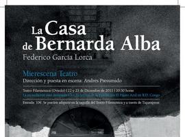 La Casa de Bernarda Alba, el viernes en Castrillón y a beneficio de \El pájaro azul\ en Kinsasa