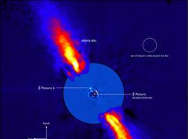 Herschel detecta cristales típicos de los cometas en un sistema planetario próximo  