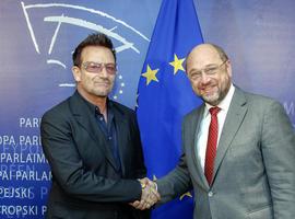 Bono (U2) en el Parlamento Europeo