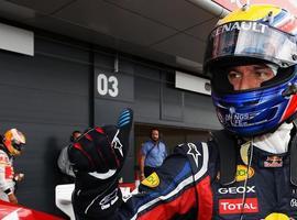 Webber logra el mejor tiempo en Corea; Alonso, cuarto