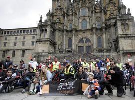 Peregrinación a Santiago en bicicletas adaptadas, organizada por la Fundación También