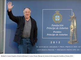 Richard. A. Lerner, el primero de los Premio Príncipe en llegar a Oviedo