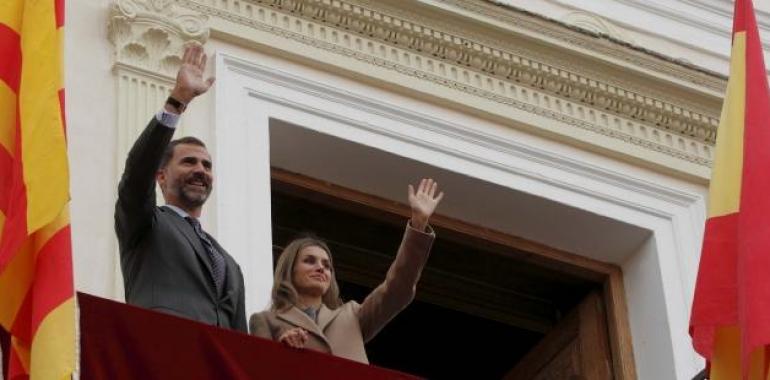 Los Príncipes de Asturias en el compromiso de Caspe