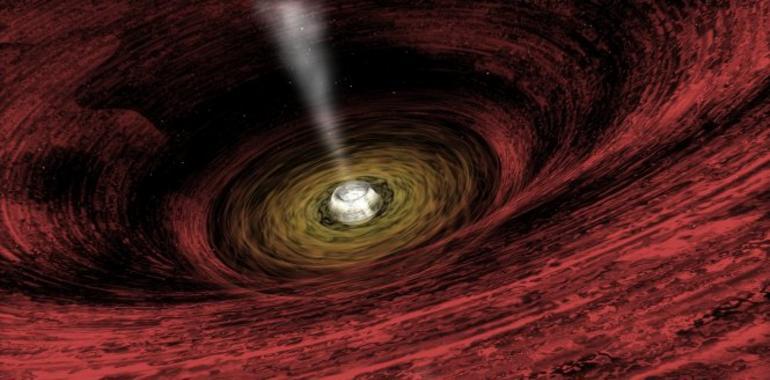 Una explosión de rayos gamma sugiere que un agujero negro engulló a una estrella
