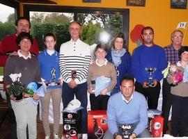 Ganadores del torneo \Casa-Club\, en el Club de Golf de Llanes