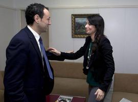 Reunión del consejero de Presidencia con la directora de Compromiso Asturias XXI