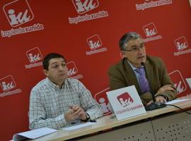 IU quiere un acuerdo presupuestario en Asturias \"pero 
