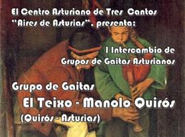 El auditorio de Tres Cantos acogerá el I Encuentro de Gaiteros Asturianos 