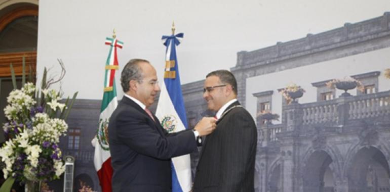Presidente Funes vuelve al Castillo de Chapultepec para recibir alta condecoración del Gobierno de México 