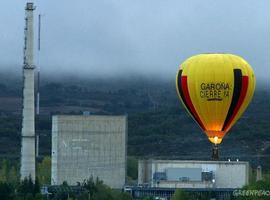 Greenpeace denuncia que la central nuclear de Garoña contamina térmicamente el río Ebro