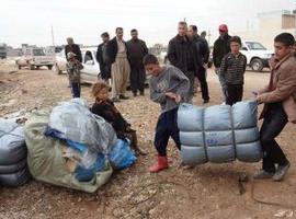 Un convoy de ACNUR con ayuda humanitaria llega a los desplazados en el norte de Siria