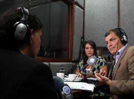 Correa: “La libertad de expresión no vale más que otros derechos” 