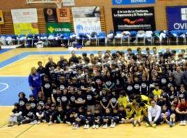 El Oviedo Baloncesto presenta a sus más de 400 jugadores de todas las categorías