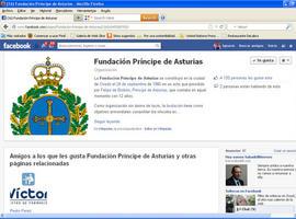 La Fundación Príncipe de Asturias \colega\ en Facebook 