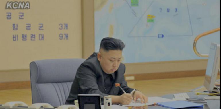 La Agencia oficial norcoreana emitió hoy 10 comunicados dando por inevitable la guerra nuclear