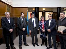 Reunión del presidente del Principado con alcaldes de Comarcas Mineras