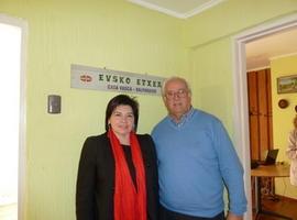 La Delegada del País Vasco en Chile visita las obras del Centro Vasco de Viña del Mar 