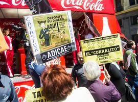 Manifestación de ADICAE en La Escandalera