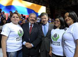 Lula elogia ensalza la política redistributiva de Colombia