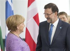 Rajoy trata de convencer a Merkel de que la creación de empleo joven es prioritaria