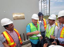 Panamá instala primer aerogenerador en el Parque Eólico Penonomé