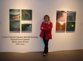 María Jesús Rivero expone en la sala La Muralla, en Gijón
