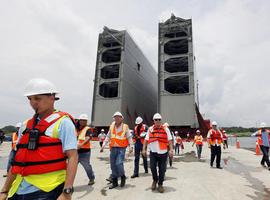 Panamá recibe las primeras compuertas para la ampliación del Canal