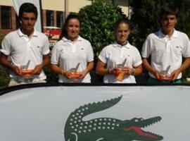 Alejandra Pasarín y Ramón González ganadores del Circuito de Golf Lacoste Promesas 2013 