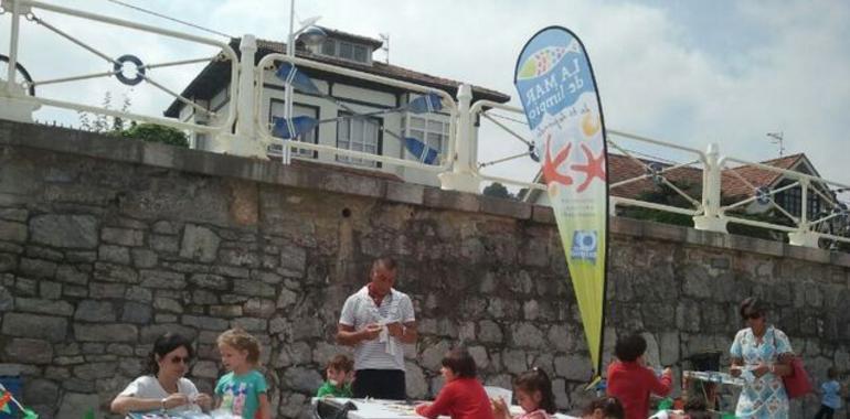 Los voluntarios de la playa toman Oxígeno en Ribadesella