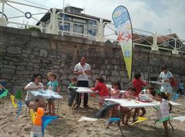 Los voluntarios de la playa toman \Oxígeno\ en Ribadesella