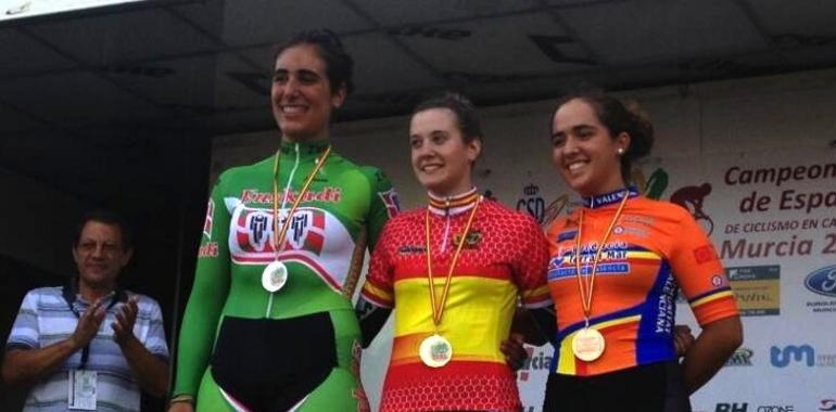 La asturiana Alicia González, medalla de oro en la crono del nacional junior